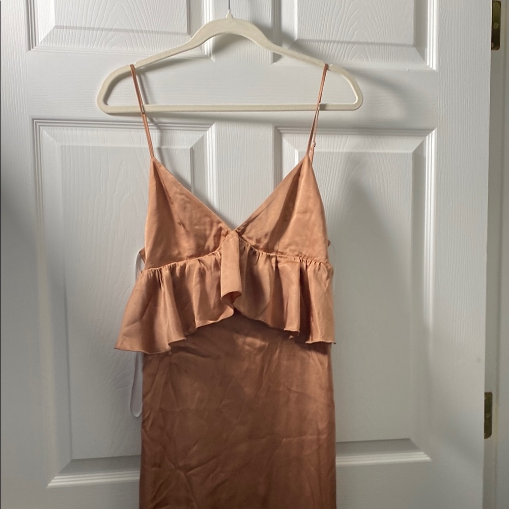 H&M Copper Midi Dress